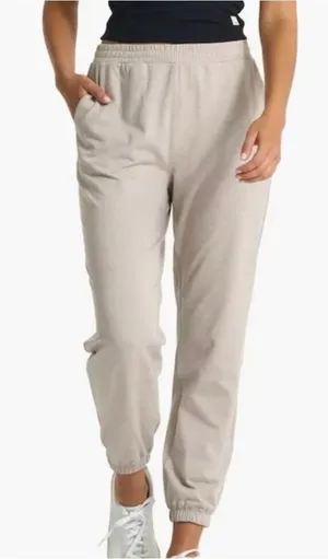 Vuori Boyfriend Pant Joggers Size XS Draw String Light Beige thumbnail 1