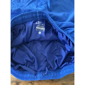 Nike Dri-Fit Lined Athletic Shorts Womens SMALL Stretchy Drawstring Blue Green thumbnail 7