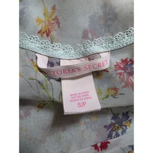 Victoria’s Secret Slip Sheer Floral Label Lace Trim Chemise Women Size Small Y2K thumbnail 5