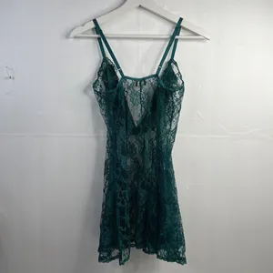 Vtg Fredericks Of Hollywood M Lace Babydoll Nightie Dress Sheer Structure V-neck thumbnail 6
