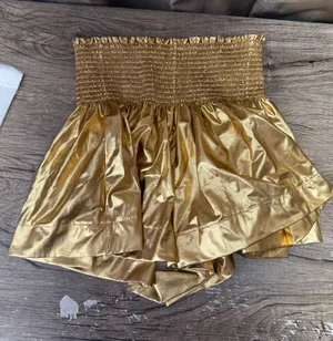Queen of Sparkles gold Hannah Shimmer Skirt small thumbnail 1