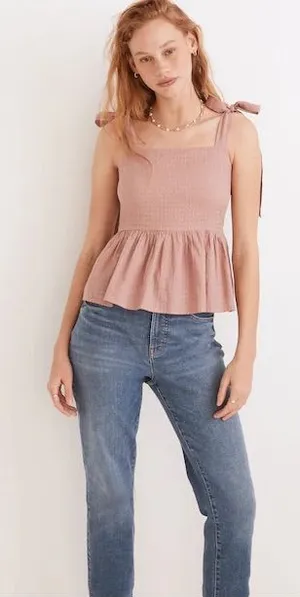 MADEWELL Rosalie Tie-Strap‎ Top thumbnail 1