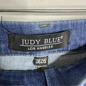 Judy Blue Size 3/26 High‎ Waisted Distressed Skinny Fit Pull On Jeans Stretch thumbnail 4