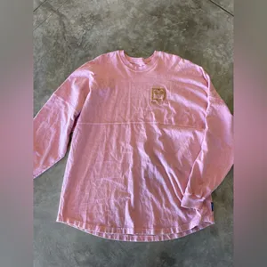 Walt Disney World Pink Gold Spirit Jersey XL Spellout long sleeve tshirt thumbnail 2