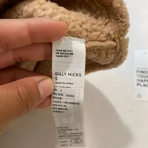 Gilly Hicks Sherpa Fleece Tank Top Size S Tan Cozy Cropped Teddy NWT thumbnail 4