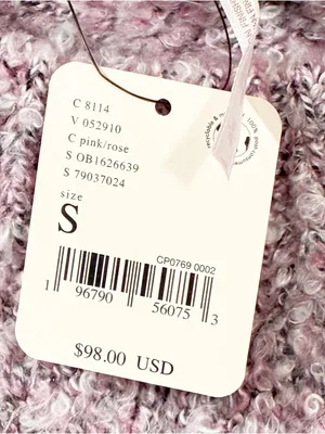 Free People Jumper BFF Cocoon Dip Dye Sweater‎ Pink Brown Size Small NEW thumbnail 3