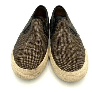 Frye Women's Brown Gia Canvas Slip On Shoes Size 10 thumbnail 4