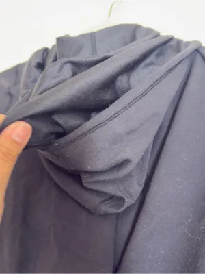 Lululemon Women's Namaskar 6 Black Zipup Hooded Jacket thumbnail 7