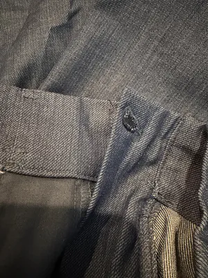 ZARA wide leg denim trouser thumbnail 5