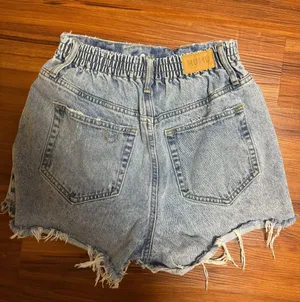 High Waisted Jean Shorts thumbnail 2
