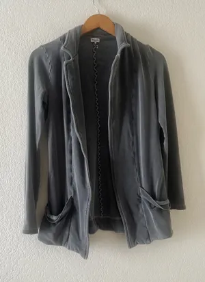 Splendid Open front Knit Blazer In gray Size small thumbnail 1