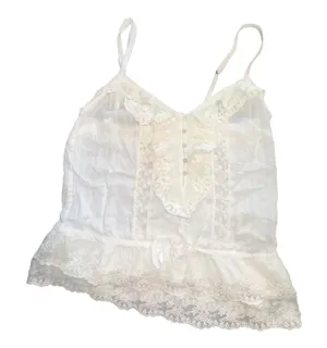 Vintage! Abercrombie & Fitch Lace Trim Babydoll Cami thumbnail 1