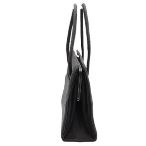 Unbranded Handbag Womens Medium Vintage Kiss Lock Satchel Black Pebbled Good thumbnail 2