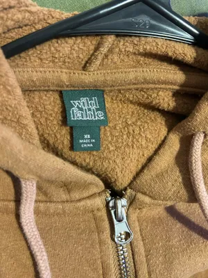 Wild Fable Brown/Orange Zip Up thumbnail 3