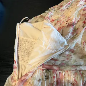 Anthropologie BHLDN Iris Floral One Shoulder Cutout Maxi Dress Cream Pink XL NWT thumbnail 15