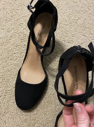 Christian Siriano Black High Heels thumbnail 4