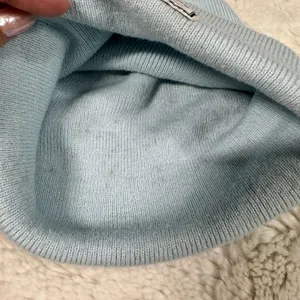 Herschel Light Blue Knit Beanie Y2K Minimalist thumbnail 3