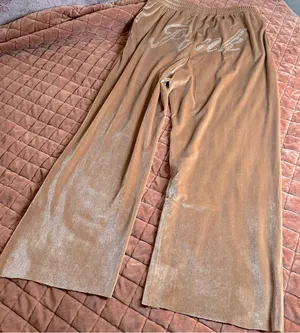 PINK Victoria's Secret Velvet Rhinestone Tan Bottoms thumbnail 1