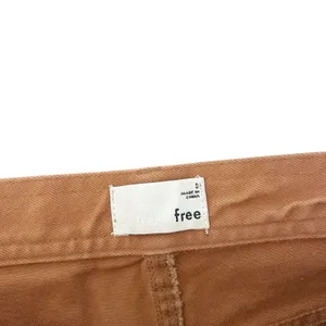 Aritzia Wilfred Free Tan Wide Leg Canvas Pants Jeans Sz 0 thumbnail 2