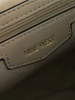 Nine West Women’s Taupe & Cream Crossbody Shoulder Bag thumbnail 8