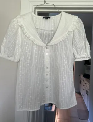 Lace blouse White Size 4 thumbnail 1