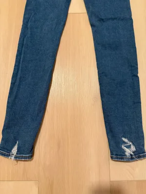 American Eagle distressed Jeans Hi Rise Jegging Women's size 6 X-Long thumbnail 6