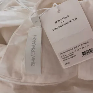 NWT Zimmermann Zinnia Bow Cut Out Short Dress thumbnail 7