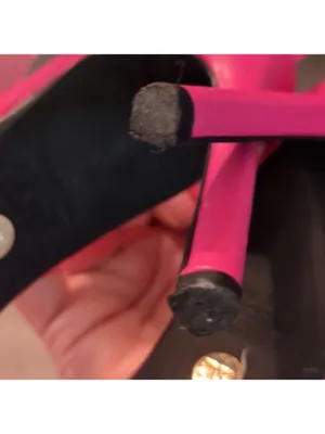 Zara Pink Stilettos With Ankle Strap Size 39 thumbnail 5