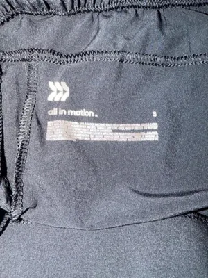 all in motion Black Cargo Jogger Pants with Drawstring Waist thumbnail 3