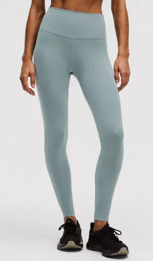 Lululemon Wunder Train High-Rise Sage Green Women's Active Yoga Leggings 8 thumbnail 1