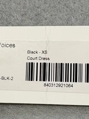 NWT Outdoor Voices Court Dress XS Black Cutout Tennis Skort Preppy Pickleball thumbnail 16