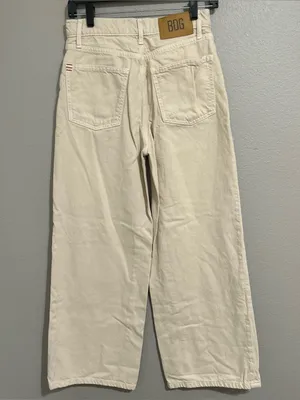 Urban Outfitters BDG Neutral Cotton High Rise Wide Leg Pants Women’s Size 27 thumbnail 4