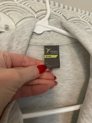 Old Navy Active Zippered Gray Jacket thumbnail 2