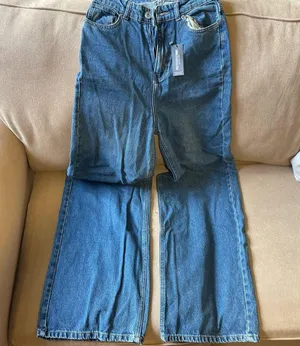 Pretty Little Thing NWT TALL Blue Jeans thumbnail 1