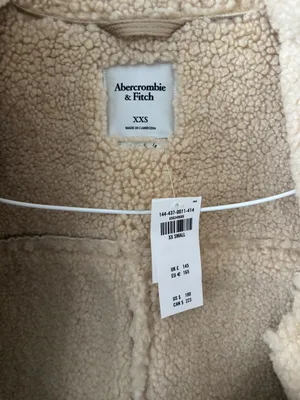 Abercrombie and fitch vegan suede Sherpa jacket thumbnail 5
