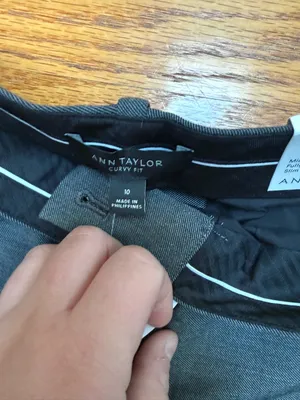 🙂Ann Taylor Dark Gray Dress Pants thumbnail 3