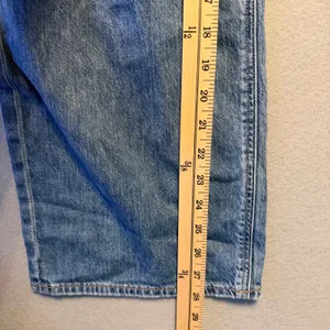 American Eagle 90s Wide Leg Patch Pocket Denim Jeans Blue Women Size 10 Regular thumbnail 8