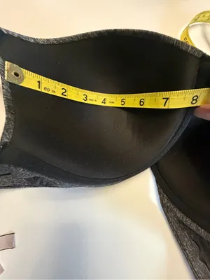 Victoria's Secret Heathered Dark Gray T-Shirt Bra thumbnail 7