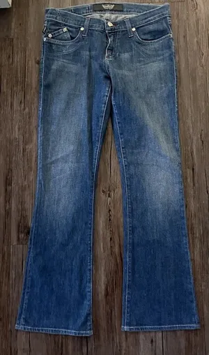 Rock & Republic Y2K Light Wash Bootcut Jeans 28 Embroidered thumbnail 1