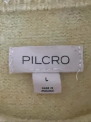 Pilcro by Anthropologie Juno Knit Sweater in Pastel Yellow Size L thumbnail 4