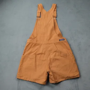 Patagonia Stand Up Shortalls S Umber Brown Organic Cotton Canvas Overalls thumbnail 8