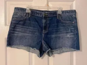 Gap Sexy Boyfriend‎ Short Women's 18 High Rise Cutoff Distressed Festival NEW thumbnail 1