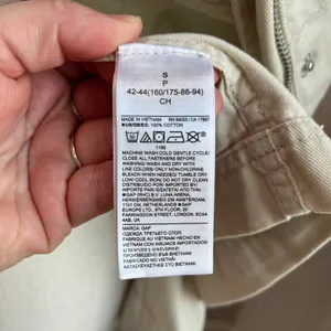 GAP Beige Safari 100% Cotton Women's Utility Jacket Size‎ Small thumbnail 7