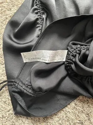 Zara Black Satin Effect Mini Dress thumbnail 7
