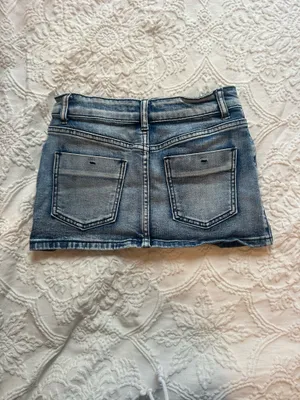 ThatsSoFetch denim mini skirt thumbnail 2