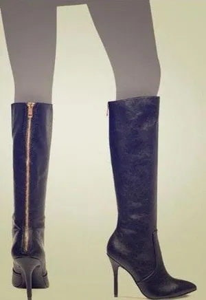 Steve Madden Black With gold Detail Boots thumbnail 4