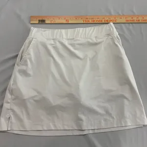 Kyodan Golf Women White Active Skort Size M Built-in Shorts Pockets Athletic thumbnail 4