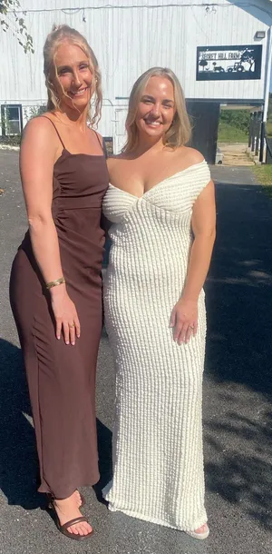 ZARA Dress Open Back Maxi thumbnail 1