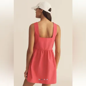 Anthropologie Daily Practice Sleeveless Split-Neck Mini Dress thumbnail 2