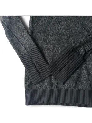 Lululemon Women Rest Less Pullover Lightweight Sweater Gray thumbnail 7